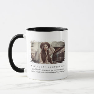 Mug Citation commémorative Photo personnalisée
