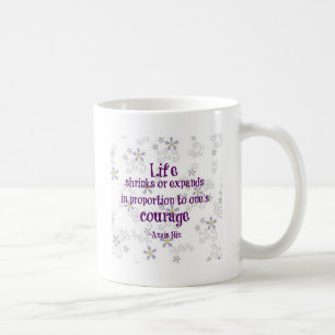 Mug Citation Courage Nin