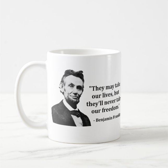Mug Citation d'Abraham Lincoln Troll (Gauche)