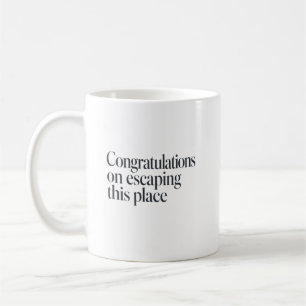 Mug Citation d'adieu sarcastique pour collègue de trav