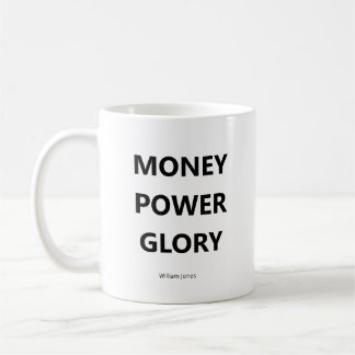 Mug Citation d'affaires motivationnelle noir et blanc