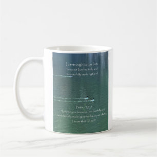 Mug Citation d'affirmation chrétienne et Bible corresp