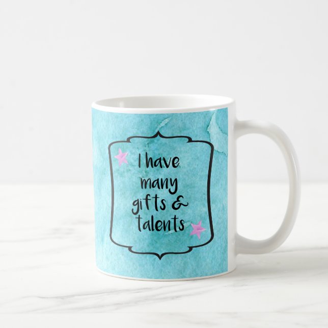 Mug Citation d'affirmation motivée par la confiance (Droite)