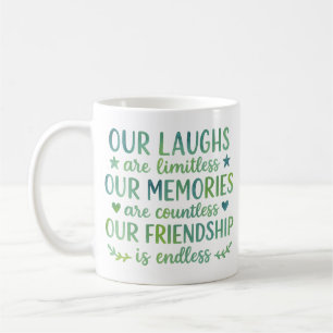 Mug Citation d'amitié à l'aquarelle