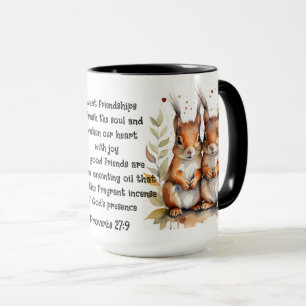 Mug Citation d'amitié pour les écureuils mignons Prove
