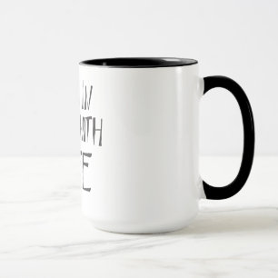 Mug Citation d'amour de la vie bonheur attitude succès