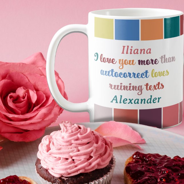 Mug Citation d'amour drôle de correction automatique - (Créateur téléchargé)