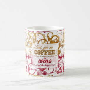 Mug Citation d'amusement de vin de café