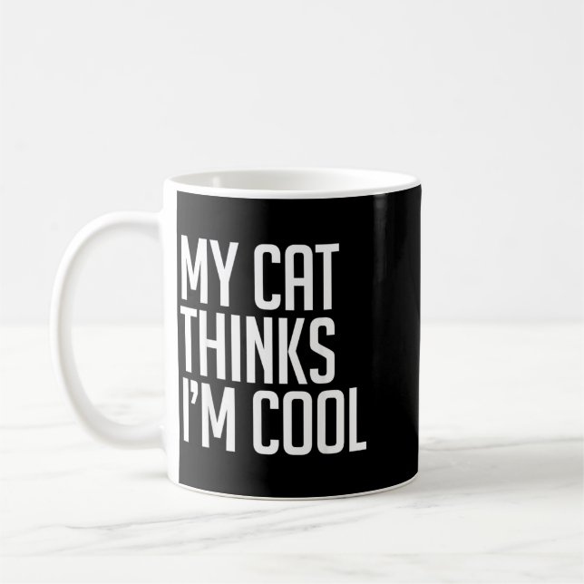 Mug Citation d'anniversaire sarcastique humour chat pe (Gauche)