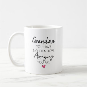 Mug Citation d'appréciation d'anniversaire de grand-mè