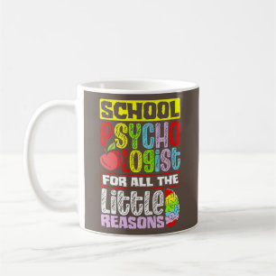 Mug Citation d'appréciation d'enseignant psychologue s
