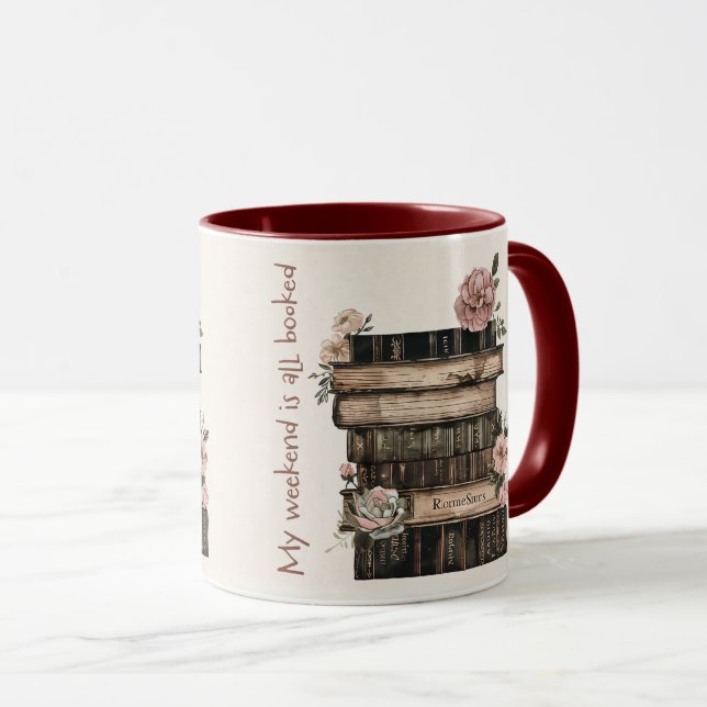 Mug Citation de amateur de livres mignon Wrap (Devant droit)