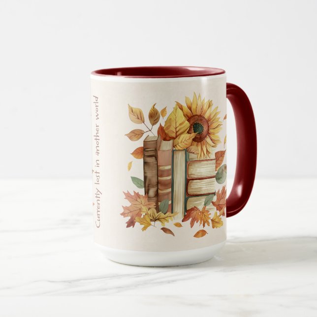 Mug Citation de amateur de livres mignon Wrap (Devant droit)