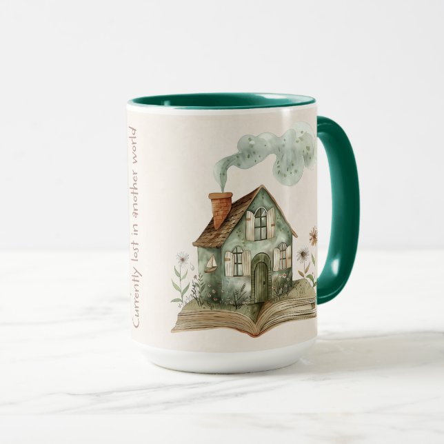 Mug Citation de amateur de livres mignon Wrap (Devant droit)