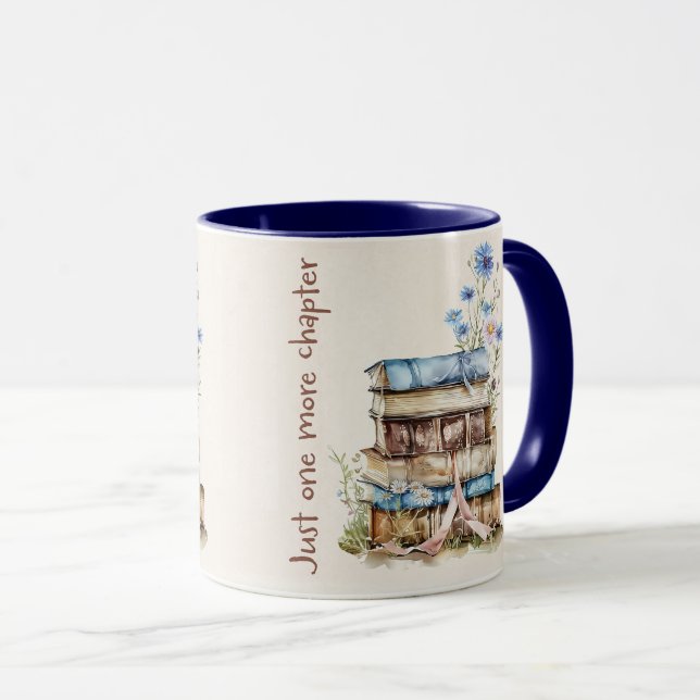 Mug Citation de amoureux de livre mignon Wrap (Devant droit)