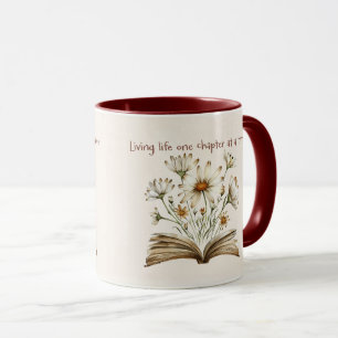 Mug Citation de amoureux de livre mignon Wrap