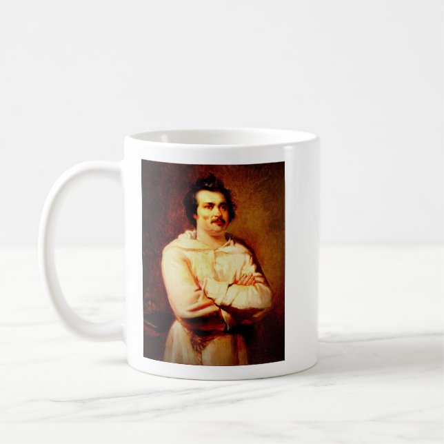 Mug Citation de Balzac honorée sur café (Gauche)