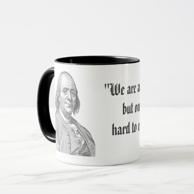 Mug Citation de Benjamin Franklin (Devant gauche)