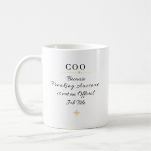 Mug Citation de bureau de COO