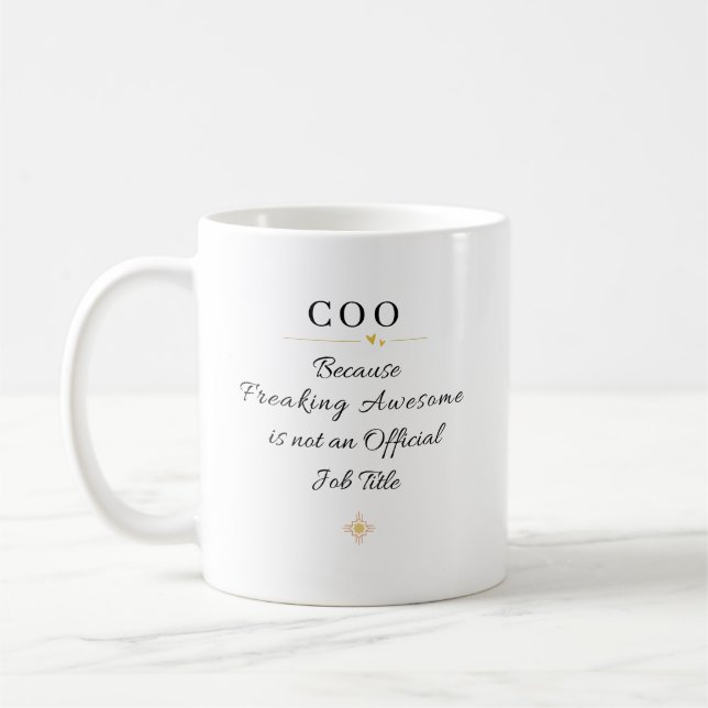 Mug Citation de bureau de COO (Gauche)