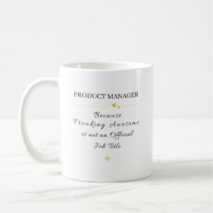 Mug Citation de bureau de responsable de produit