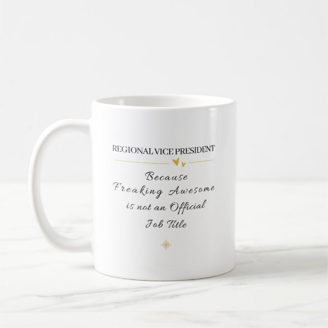 Mug Citation de bureau de Vice-président exécutif (Gauche)