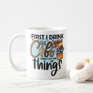 Mug Citation de café amusante