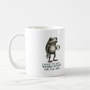 Mug Citation de café de grenouille bizarre – Humour vi