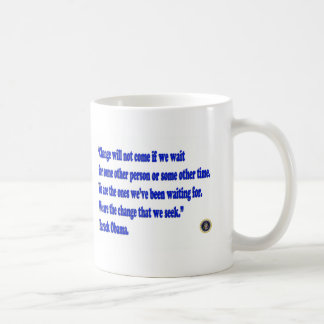 Mug Citation de changement de Barack Obama