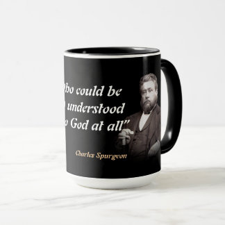 Mug Citation de Charles Spurgeon sur la compréhension