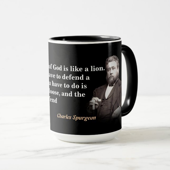 Mug Citation de Charles Spurgeon sur la Parole de Dieu (Devant droit)