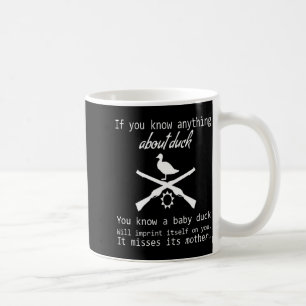 Mug Citation de chasse au canard - Cadeau drôle de cha