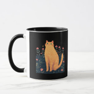 Mug Citation de chat de Charles Dickens - Orange Tabby