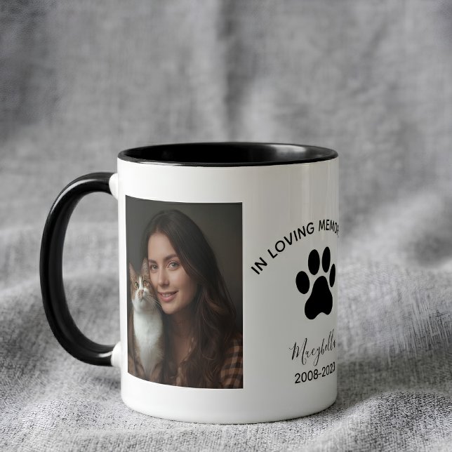 Mug Citation de chat mignon 2 Collage photo Café (Créateur téléchargé)