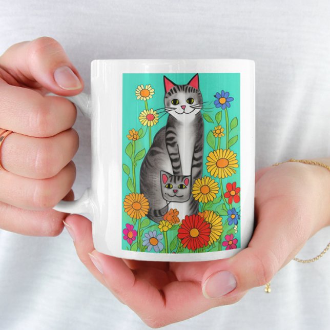 Mug Citation de chats et de chatons en plastique migno (Créateur téléchargé)