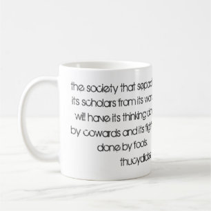 Mug Citation de chercheurs et de guerriers par