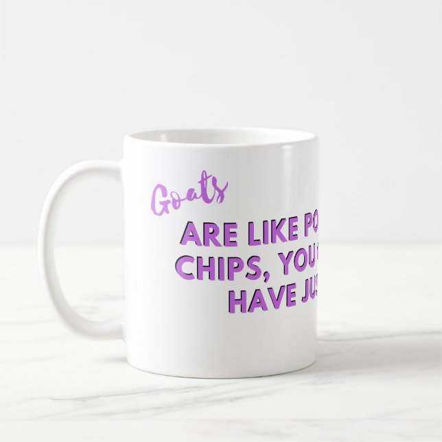 Mug Citation de chèvre amusante : les chèvres sont des (Gauche)