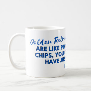 Mug Citation de chien amusant : Les récupérateurs d'or