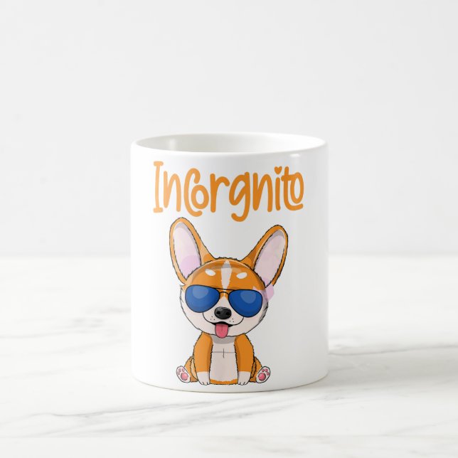Mug Citation de chien drôle Corgi Amoureux de les chie (Centre)