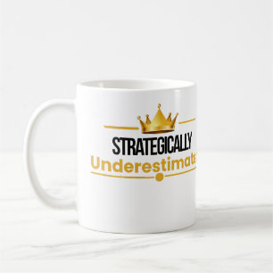 Mug Citation de confiance tranquille sous-estimée