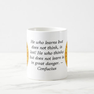 Mug Citation de Confucius - sagesse portable
