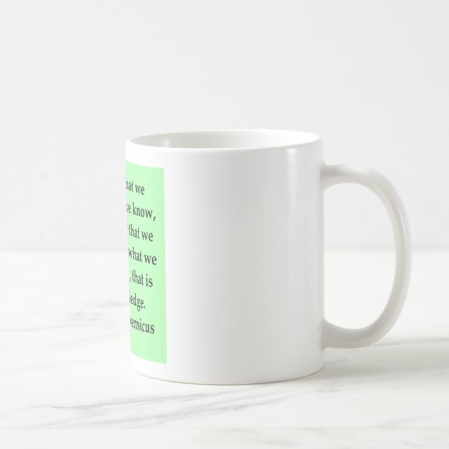 Mug citation de Copernic (Droite)