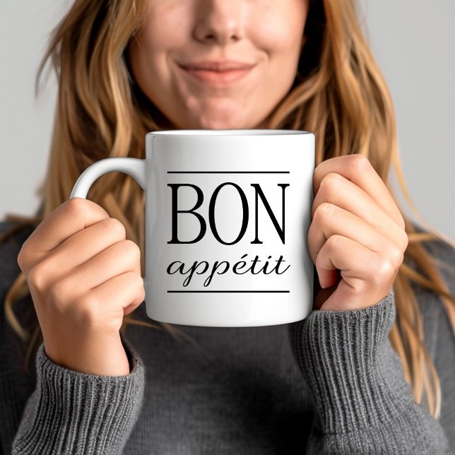 Mug Citation de cuisine BON APPETIT (BON APPETIT Kitchen Quote Coffee Mug
)