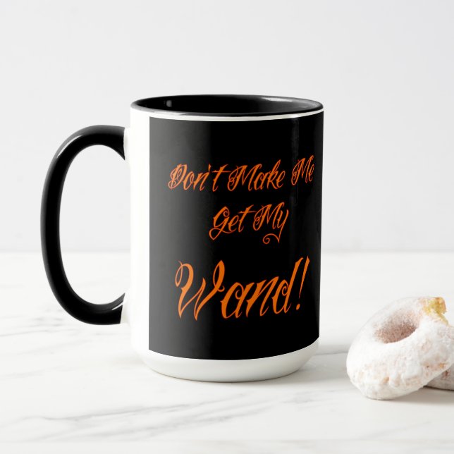 Mug Citation de cuisine d'Halloween (Avec donut)