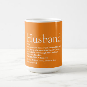 Mug Citation de définition de mari amusant et cool Ora