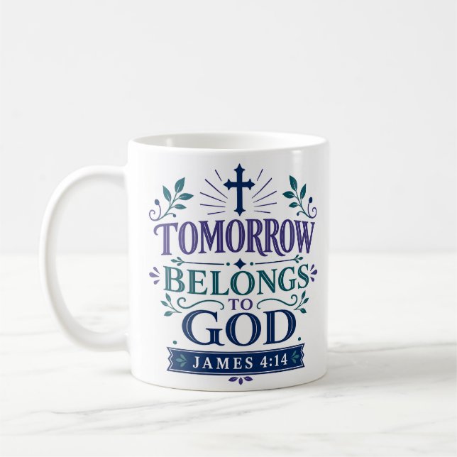 Mug Citation de dévotion matinale pour demain appartie (Gauche)
