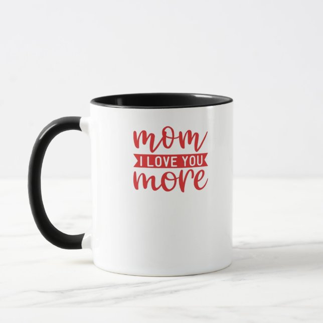 Mug Citation de famille douce Maman t'aime plus  (Gauche)