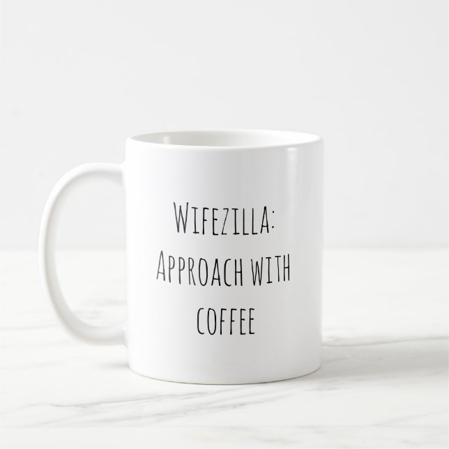 Mug Citation de femme mariée drôle (Gauche)