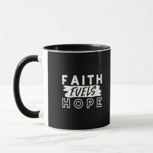 Mug Citation de foi inspirante – La foi alimente l'esp