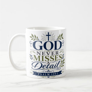 Mug Citation de foi quotidienne : Dieu ne manque jamai
